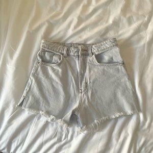 Zara hi rise Denim Shorts